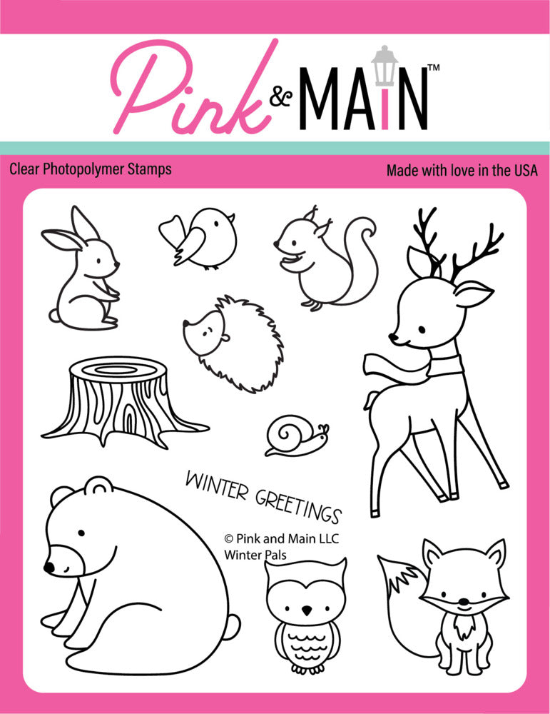 Pink & Main - Winter Pals Stamp & Die Bundle