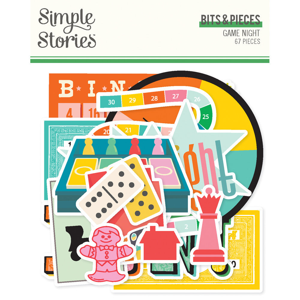 Simple Stories - Game Night - Bits & Pieces