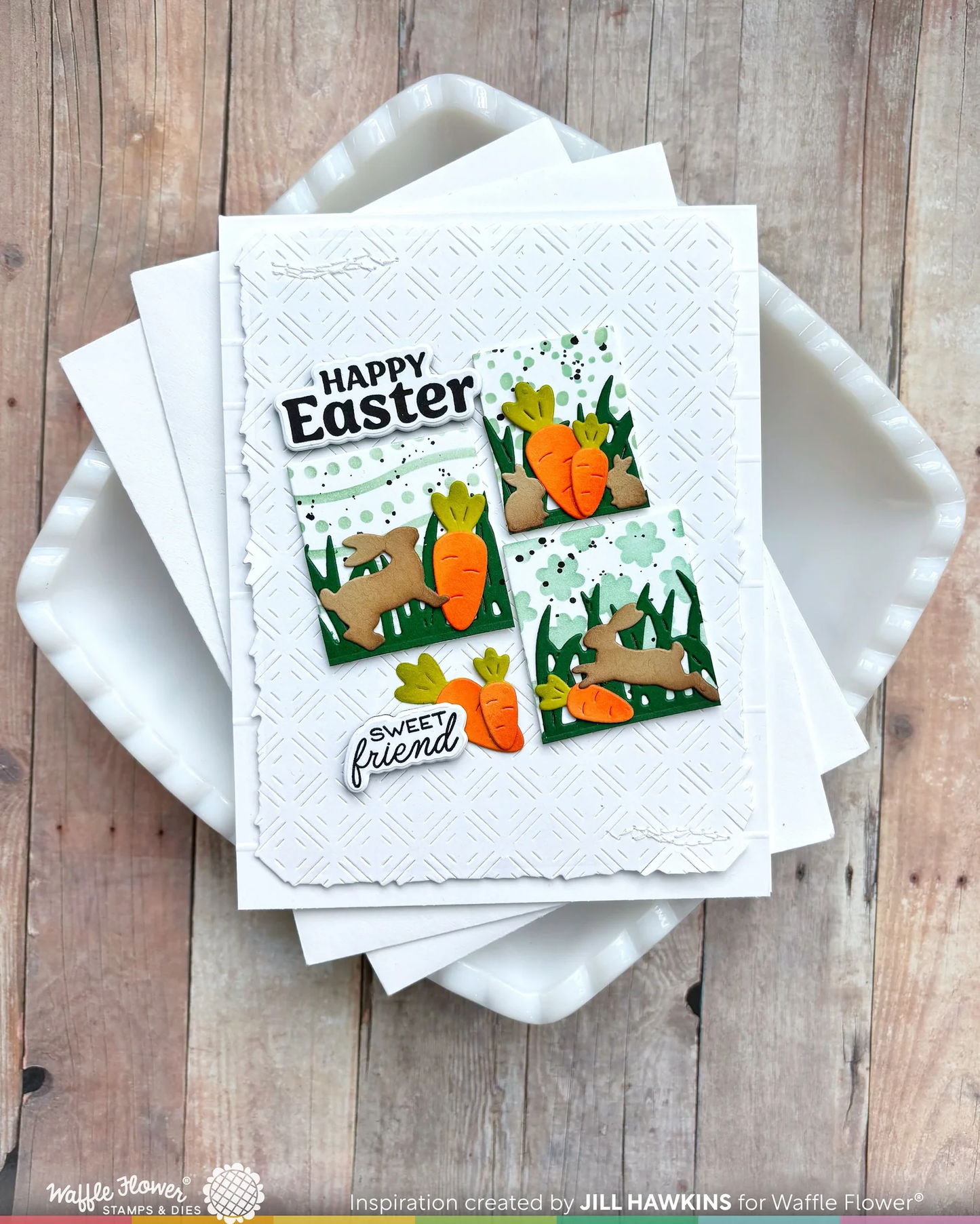 Waffle Flower - Small Patterns Stencil