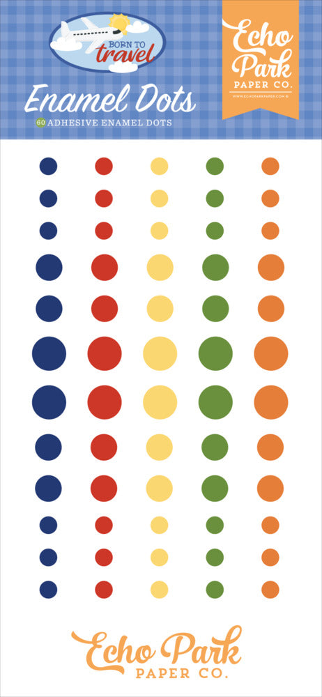 Echo Park - Born To Travel - Enamel Dots