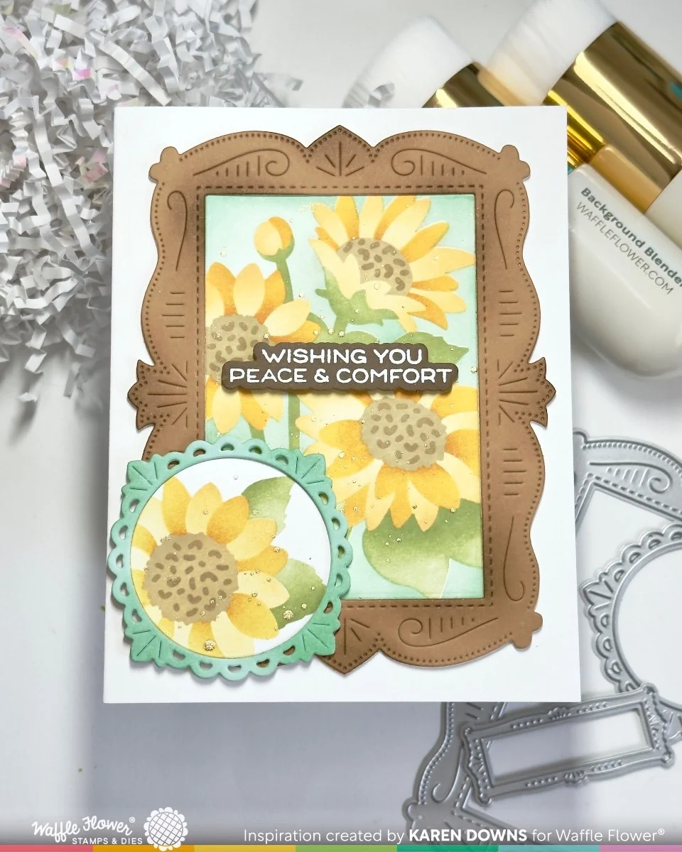 Waffle Flower - Sunshine Days Sentiments Stamp & Die Bundle