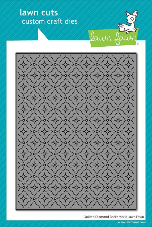 Lawn Fawn - Quilted Diamond Backdrop Die