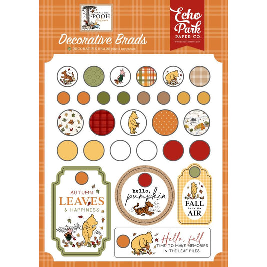 Echo Park - Winnie the Pooh Autumn - Decorative Brads