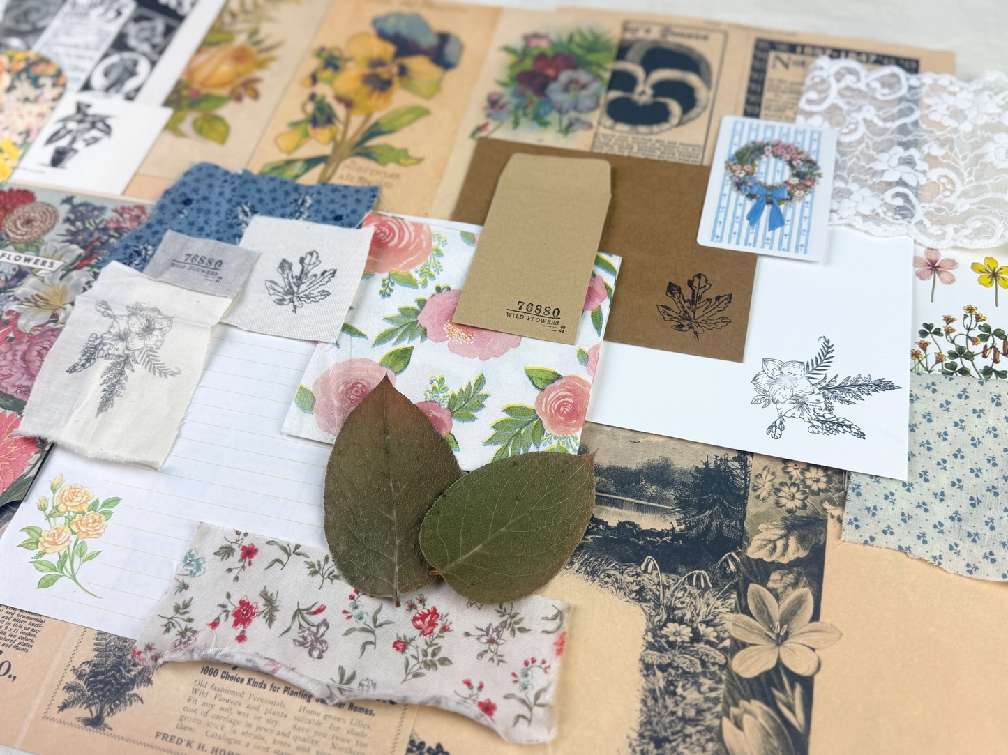 A House of Books - Botany and Nature Ephemera Kit