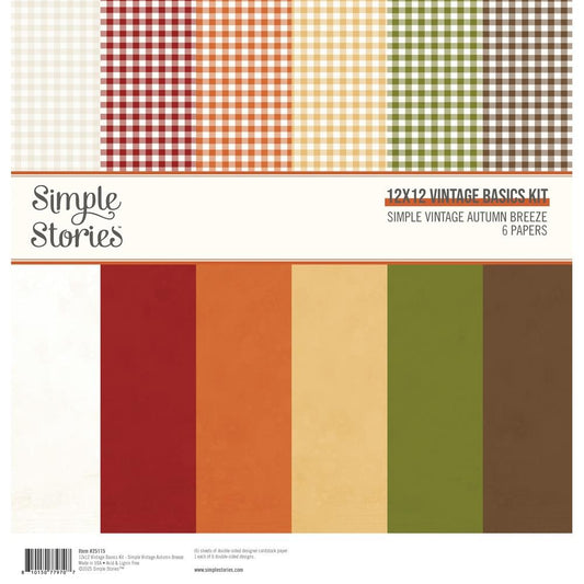 Simple Stories - Simple Vintage Autumn Breeze - Basics Kit