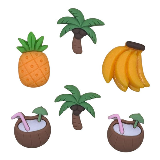 Buttons Galore - Flatbackz - Island Escape