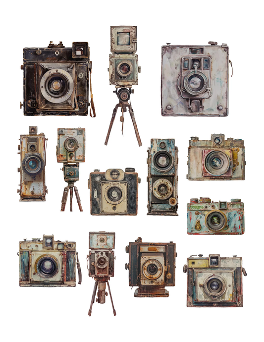 Simply Stated - Urban Grunge - Cameras Ephemera