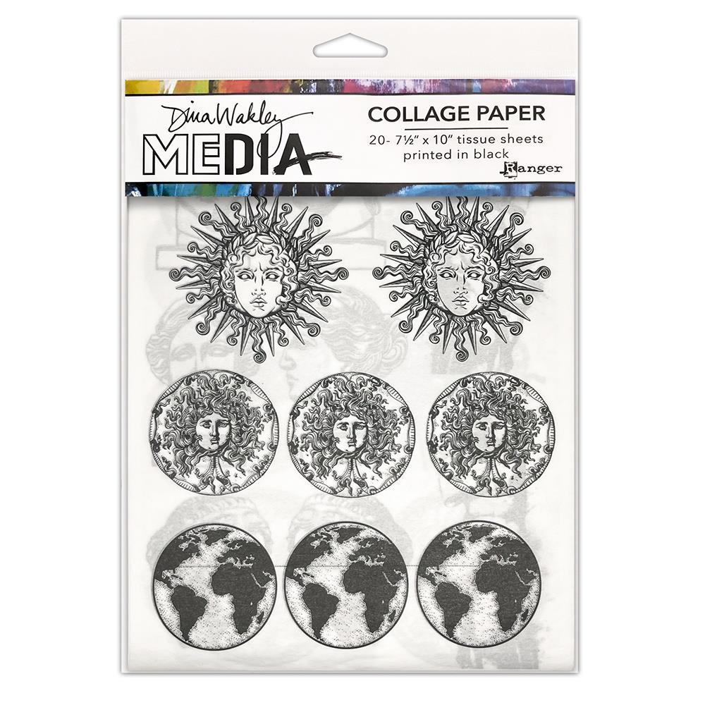 Dina Wakley - Collage Tissue Paper - Antiquities
