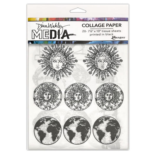 Dina Wakley - Collage Tissue Paper - Antiquities