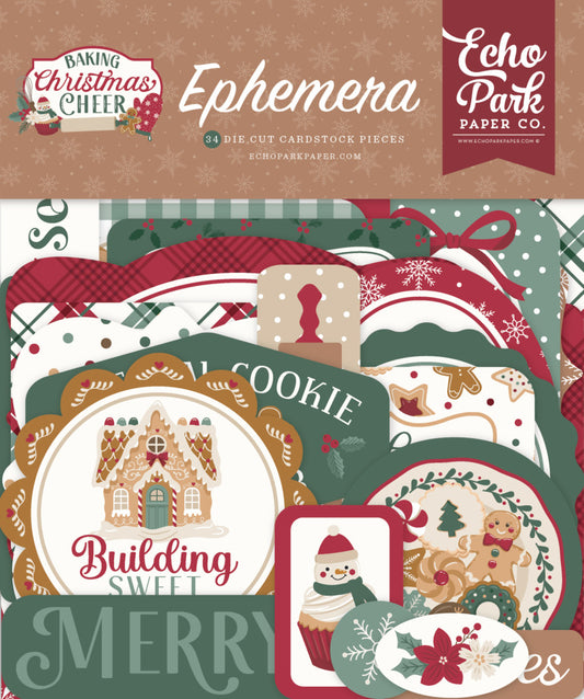 Echo Park - Baking Christmas Cheer - Ephemera