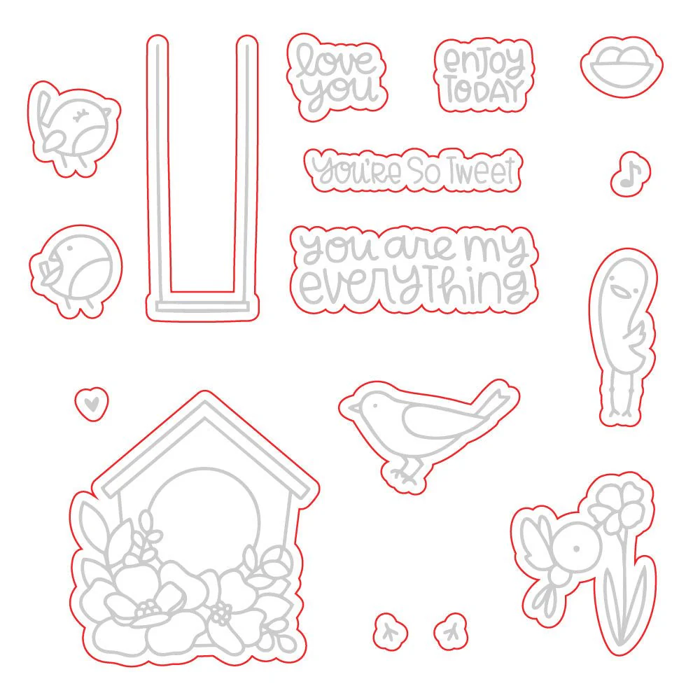 Honey Bee - Tweeties Stamp & Die Bundle by Paper Smooches