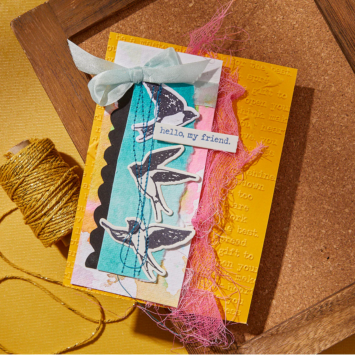 Spellbinders - 3D Embossing Folder - Soaring