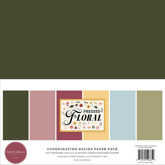 Carta Bella - Pressed Floral - Solids Kit