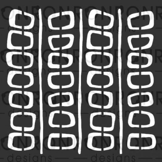 RonRon Designs - Stencil - Retro Blocks 1