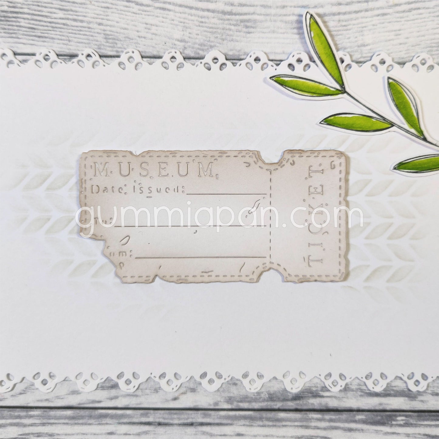 Gummiapan - Museum Ticket Die