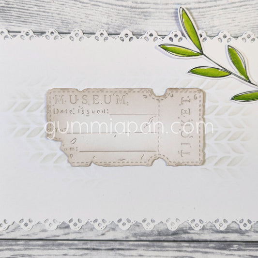 Gummiapan - Museum Ticket Die