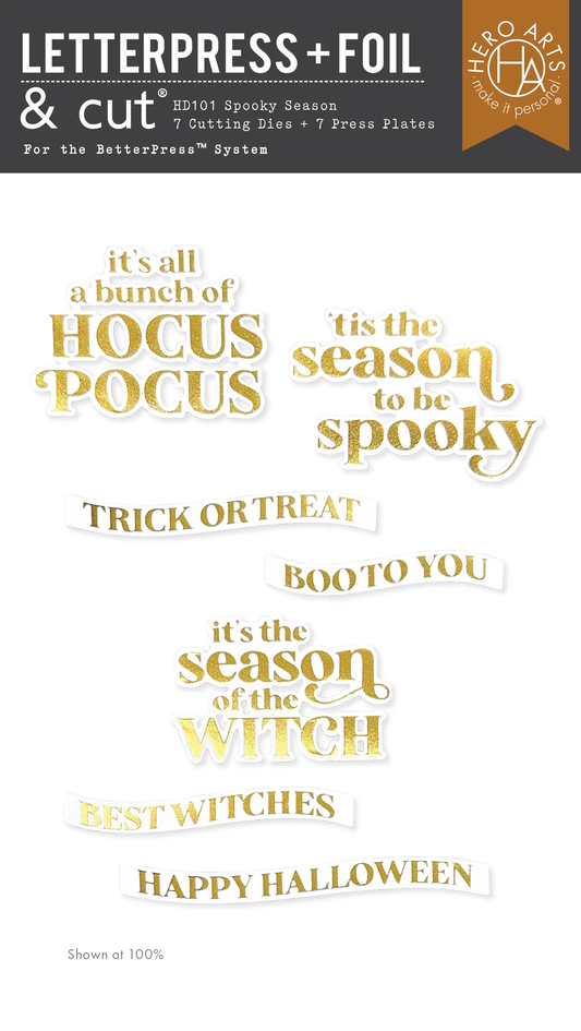 Hero Arts - BetterPress - Spooky Season BetterPress & Die Bundle