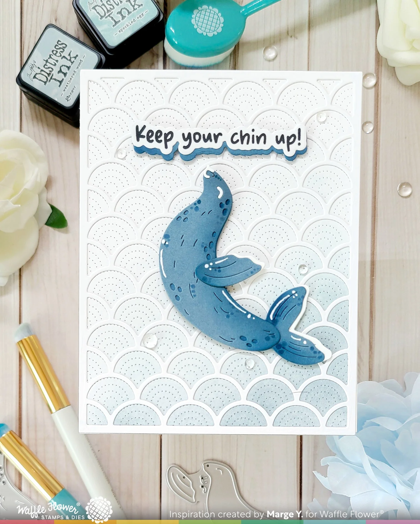Waffle Flower - Happy Seals Die Set