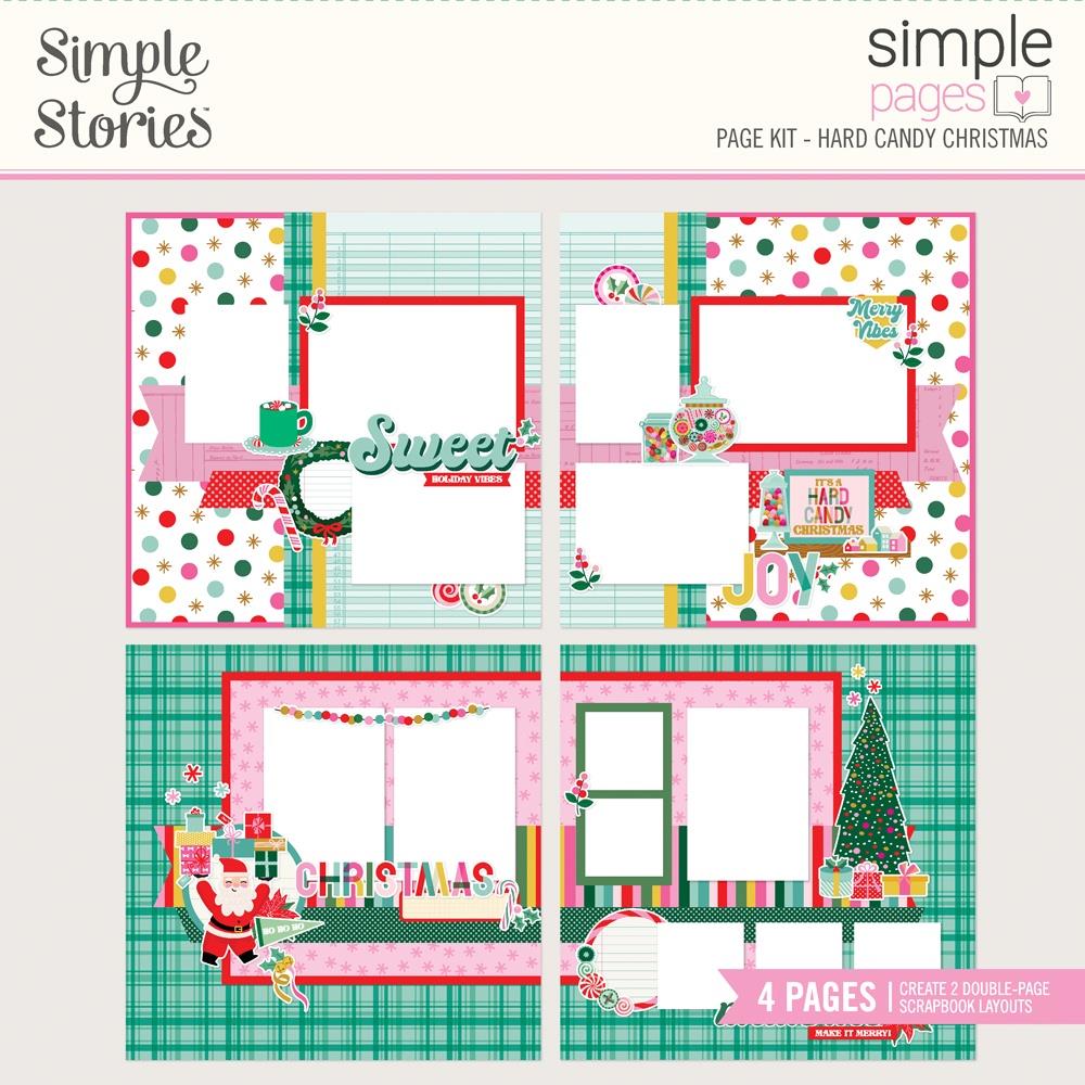 Simple Stories - Hard Candy Christmas - Page Kit