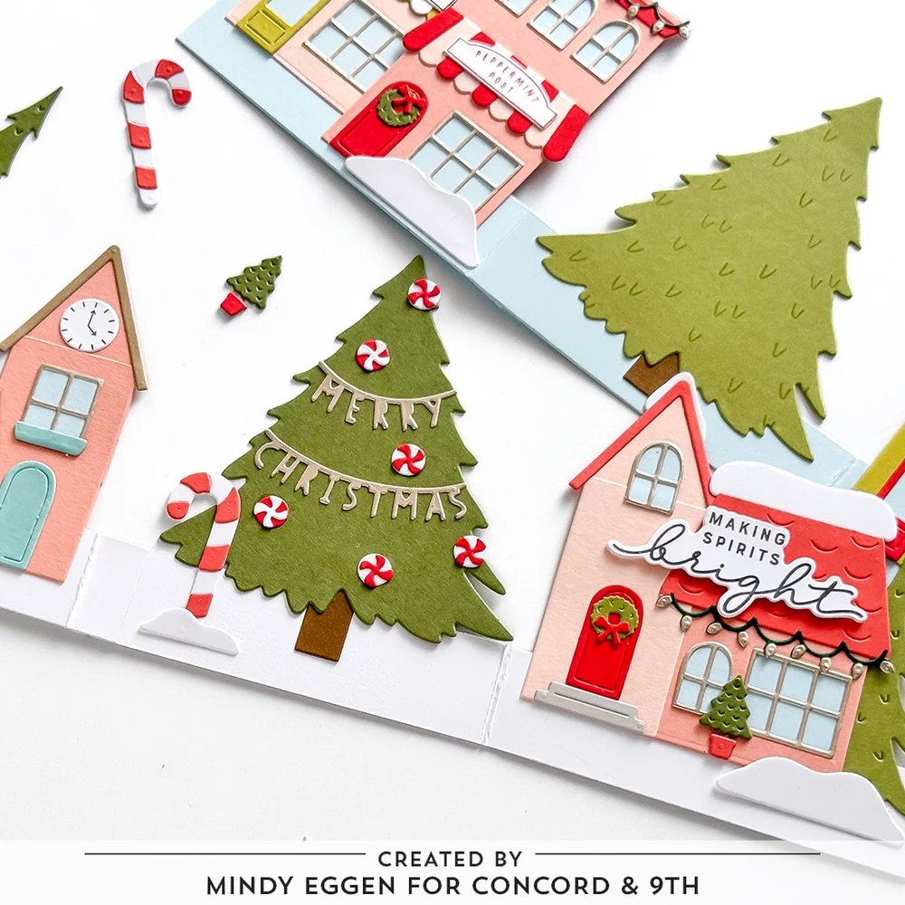 Concord & 9th - North Pole Greetings Stamp & Die Bundle