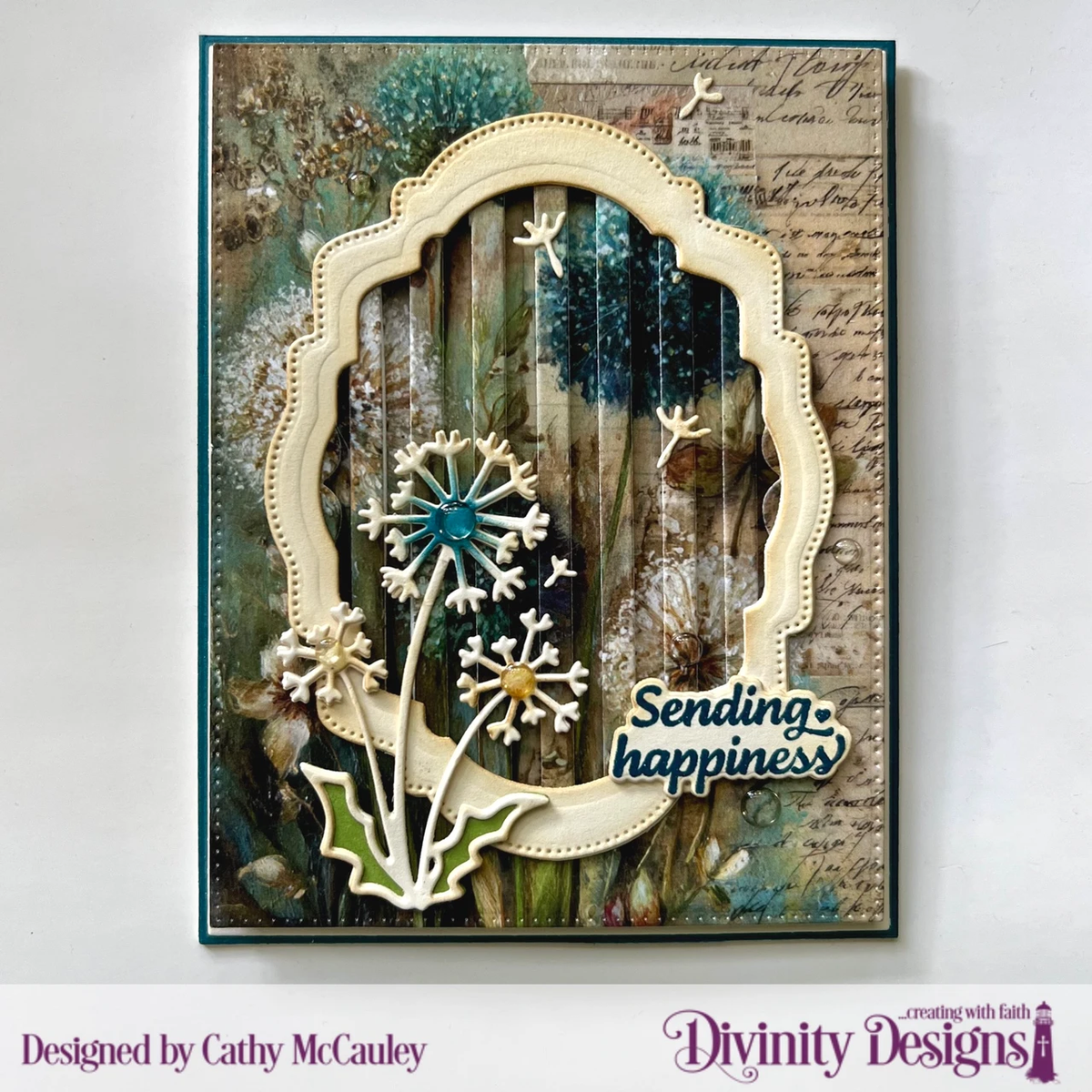 Divinity Designs - A2 Card Fronts - Dandelion Ephemera