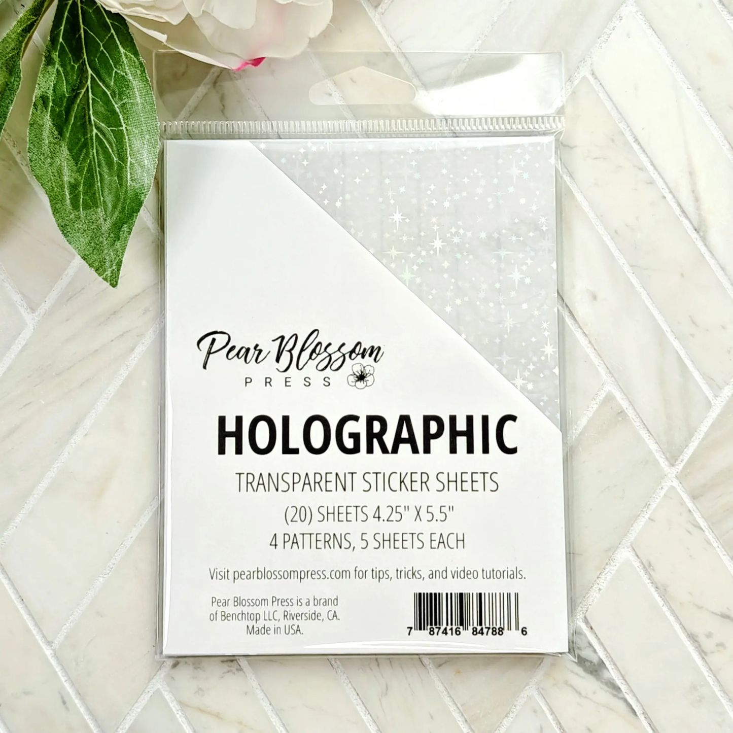 Pear Blossom Press - Holographic Sticker Sheets