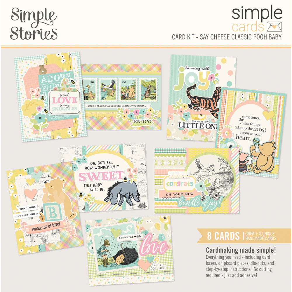 Simple Stories - Say Cheese Classic Pooh Baby - Card Kit