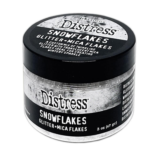 Ranger - Distress Glitter and Mica Flakes - Snowflakes