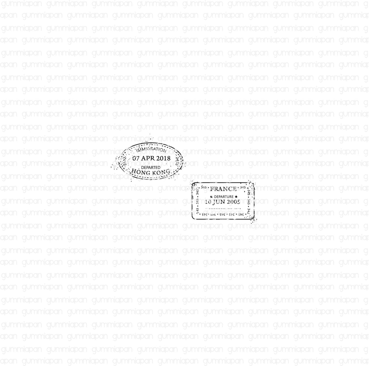 Gummiapan - A Pair of Mini Stamps Stamp Set