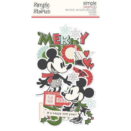 Simple Stories - Say Cheese Classic Mouse Christmas - Page Pieces (Copy)