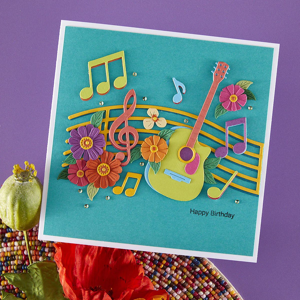 Spellbinders - Musical Notes & Stave Pop-Up Die Set