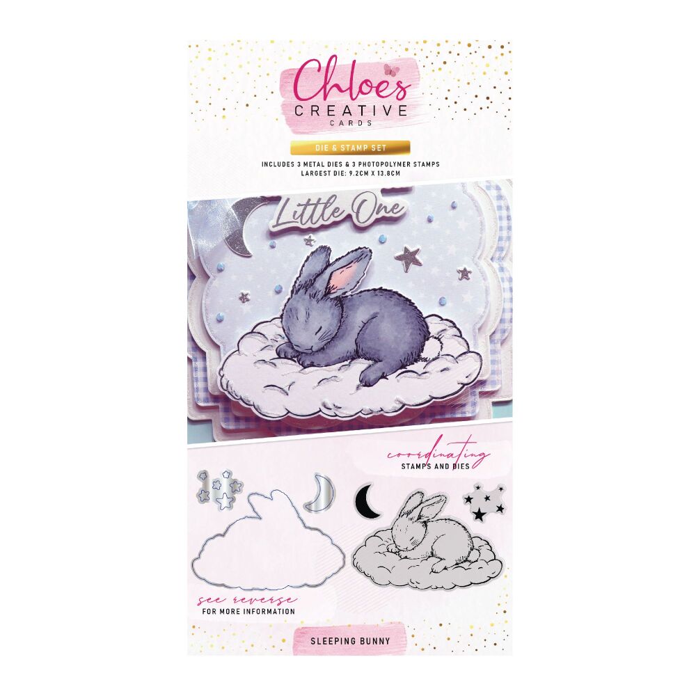 Chloe's Creative - Sleeping Bunny Stamp & Die Bundle