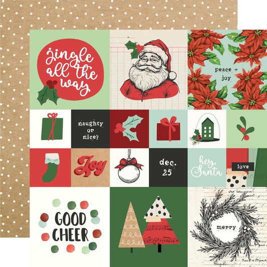 Simple Stories - All Wrapped Up - Cardstock: 2x2/4x4 Elements