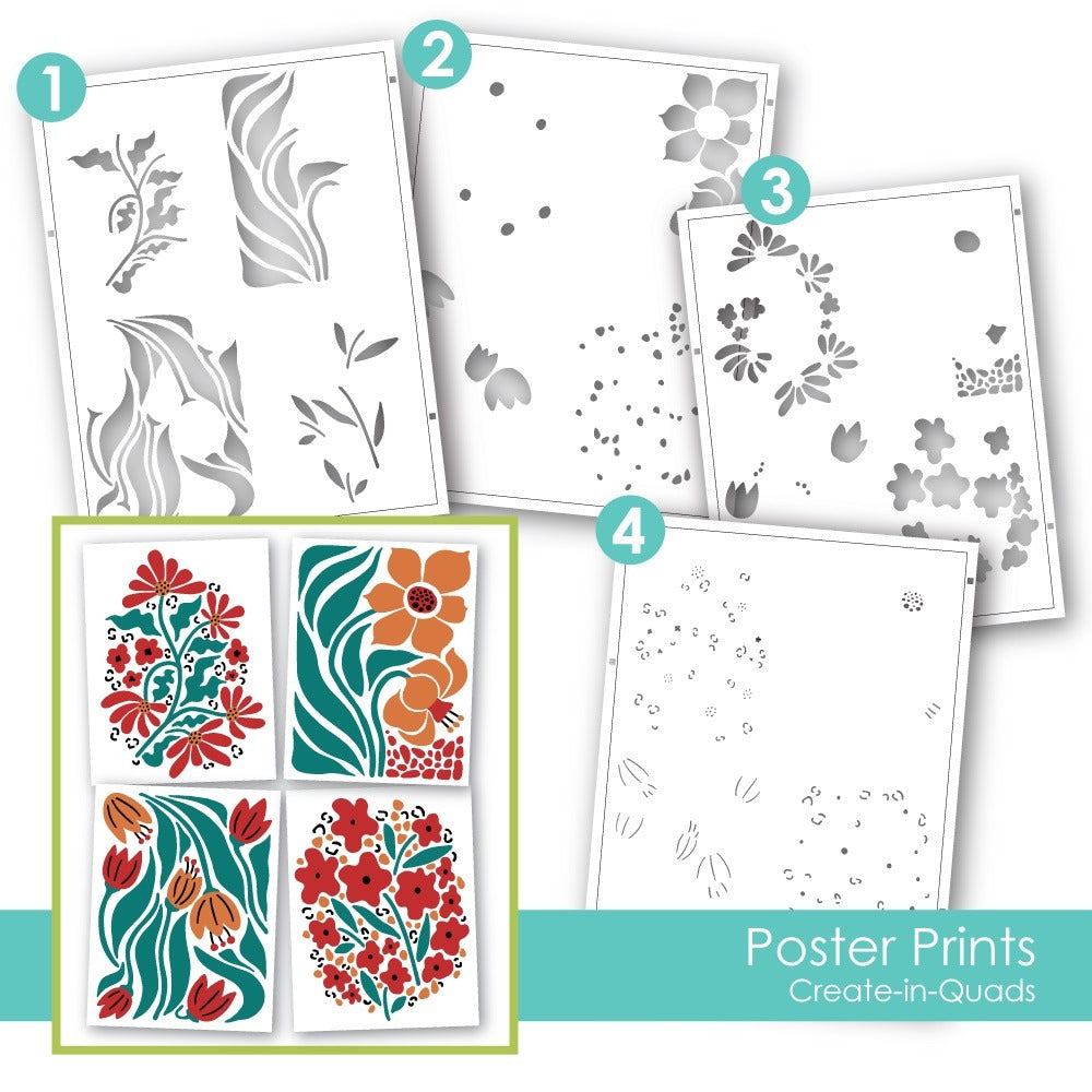 Taylored Expressions - Create-in-Quads - Poster Prints