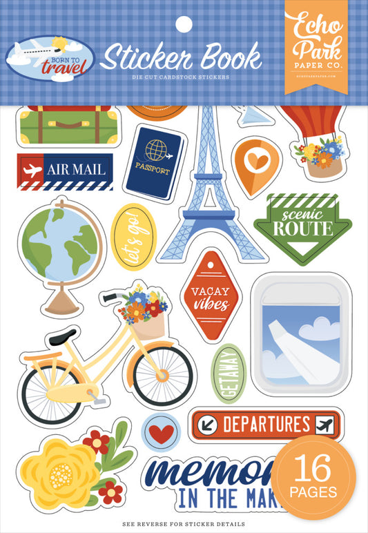 Echo Park - Born To Travel - Sticker Book