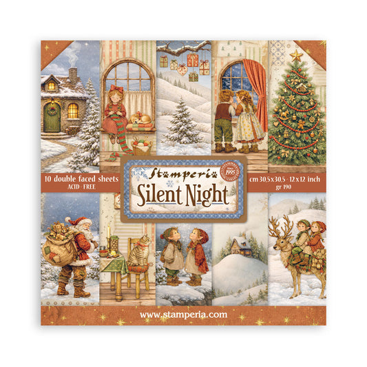 Stamperia - Silent Night - 12x12 Paper Pad