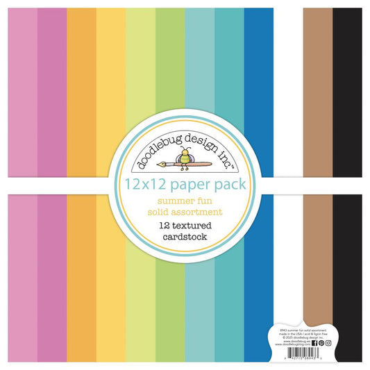 Doodlebug - Summer Fun - Solid Assortment Pack