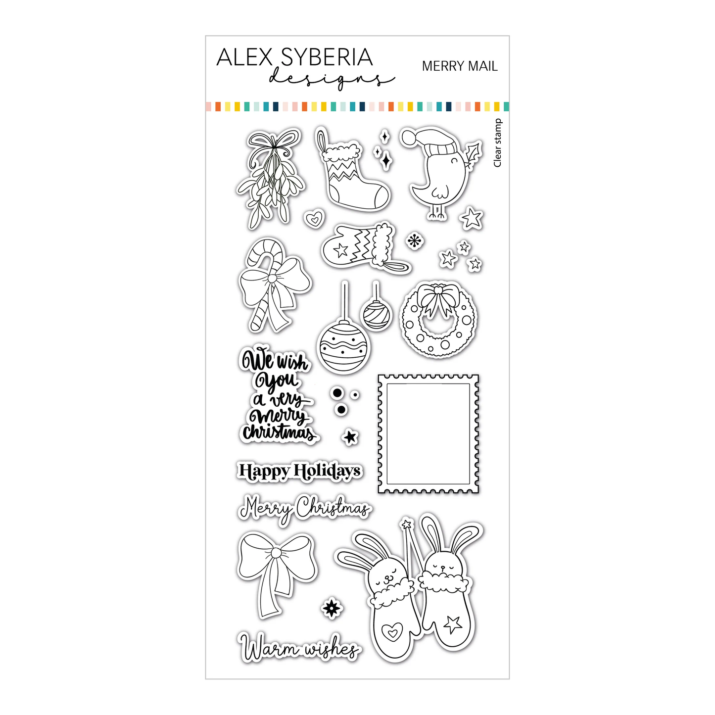 Alex Syberia - Merry Mail Stamp & Die Bundle