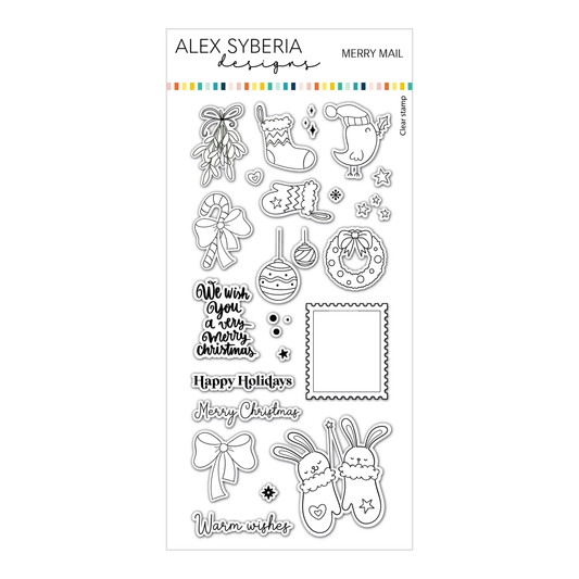 Alex Syberia - Merry Mail Stamp & Die Bundle
