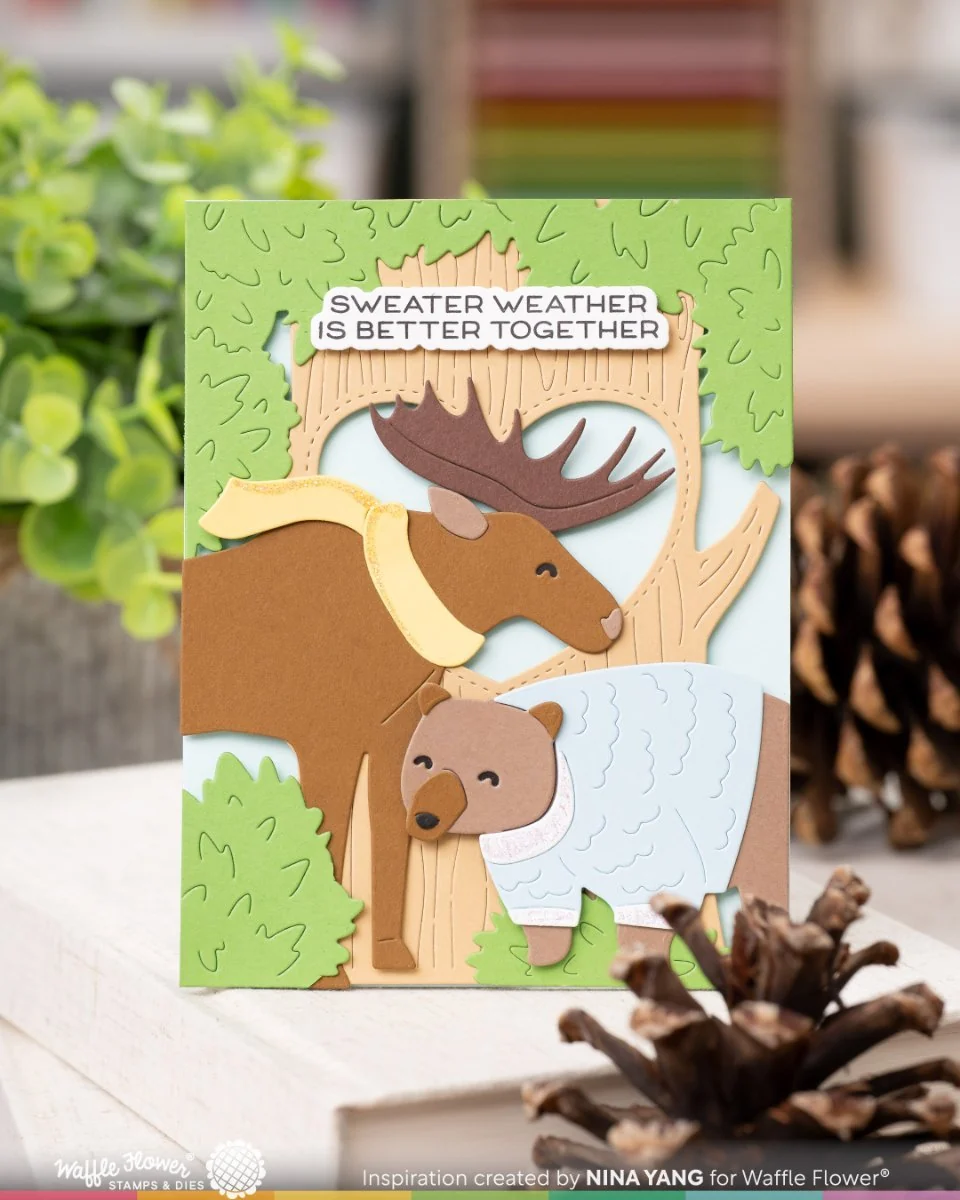 Waffle Flower - Woodland Friends Die Set