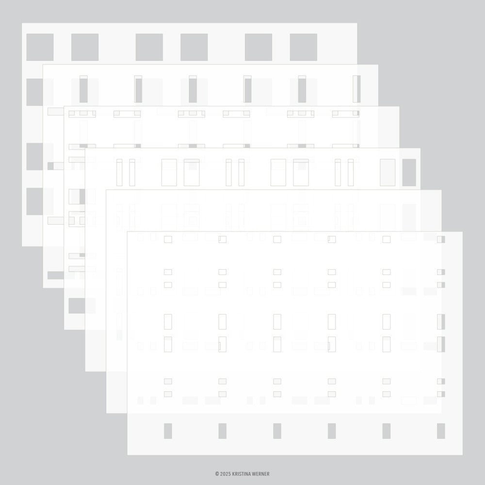 Concord & 9th - Plaid Perfection Stencil Pack by Kristina Werner