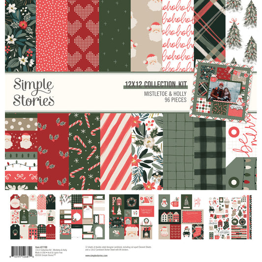 Simple Stories - Mistletoe & Holly - Collection Kit