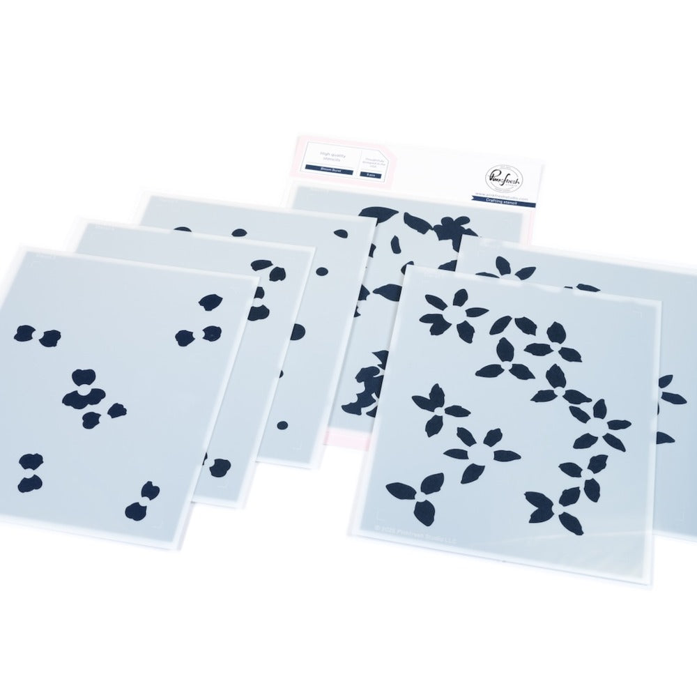 Pinkfresh - Bloom Burst Stencil & Die Bundle