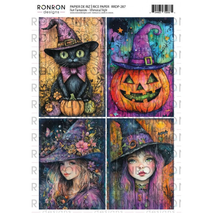 RonRon Designs - Rice Paper - Whimsical Night