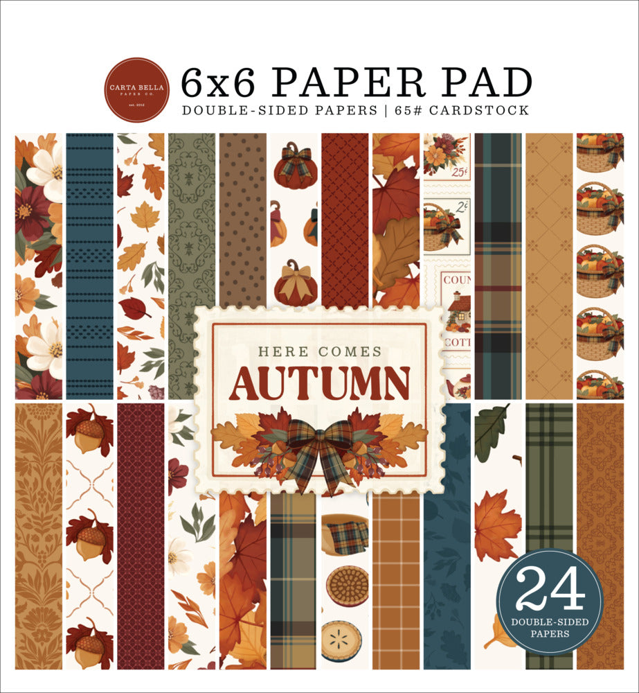 Carta Bella - Here Comes Autumn - 6x6 Paper Pad