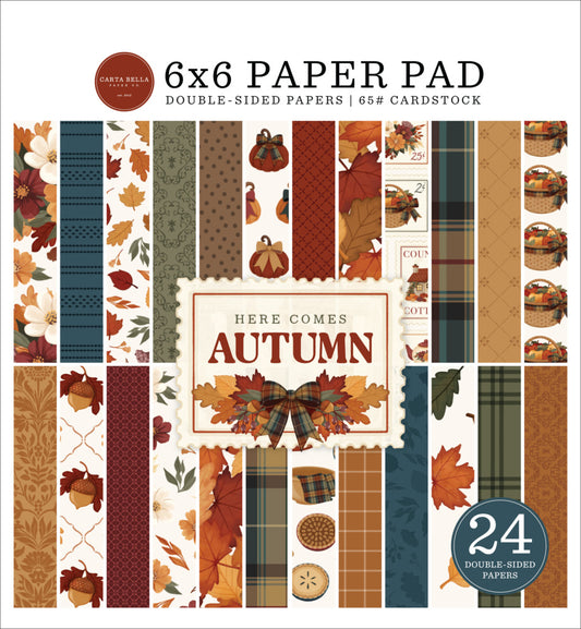 Carta Bella - Here Comes Autumn - 6x6 Paper Pad
