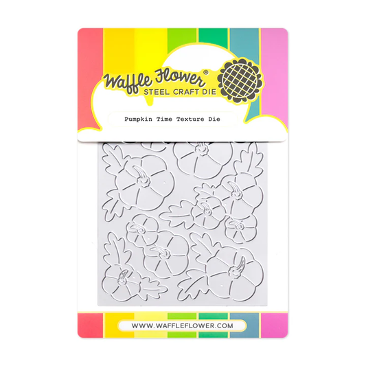 Waffle Flower - Pumpkin Time Texture Die & Stencil Bundle
