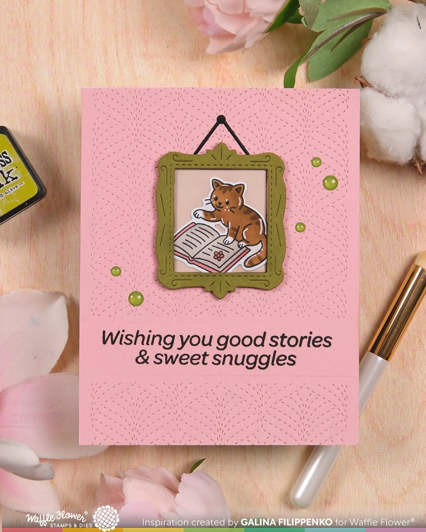 Waffle Flower - Happy Leaves Texture Die