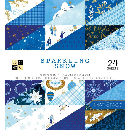 DCWV - Sparkling Snow Paper Pad