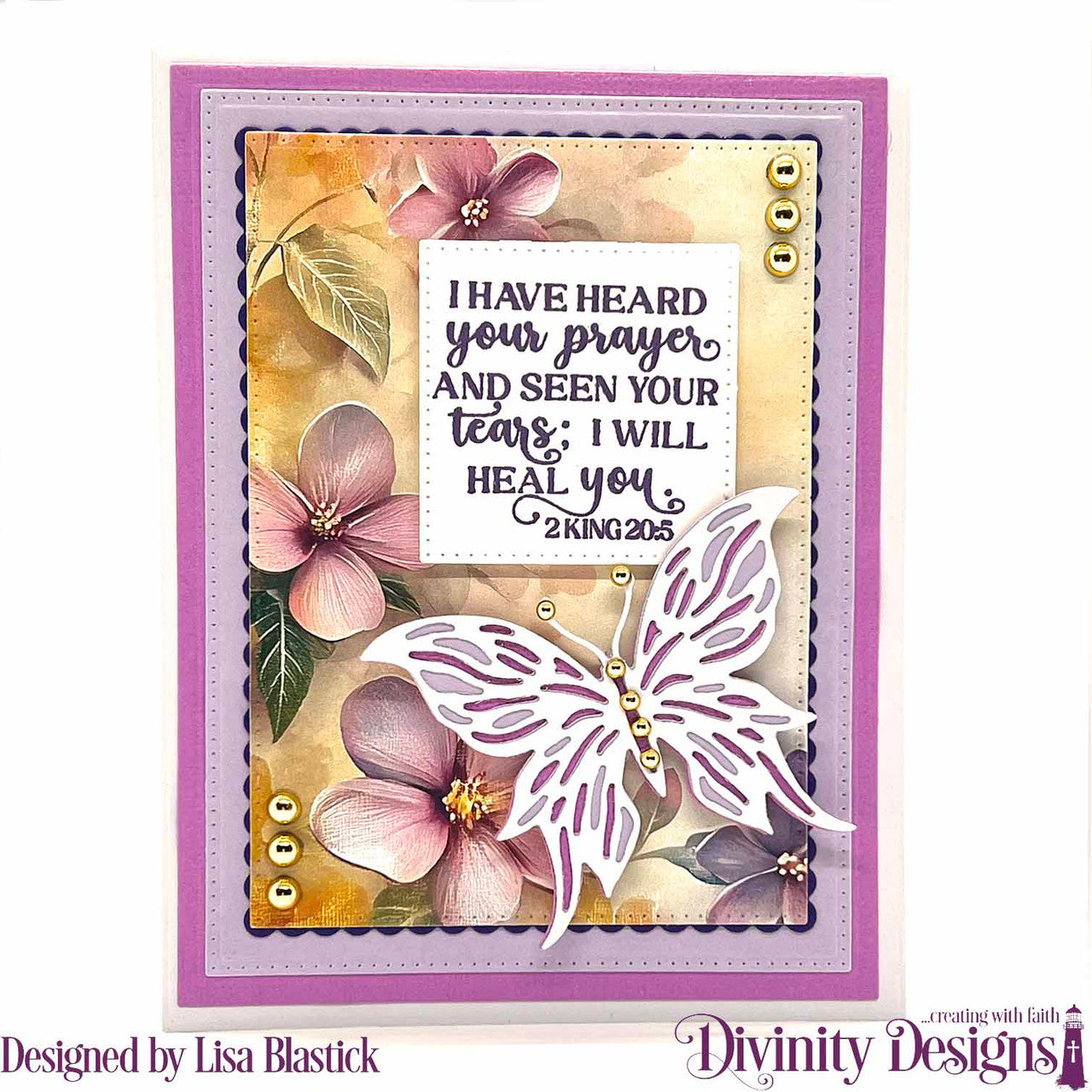 Divinity Designs - Floral Grunge Paper Pad
